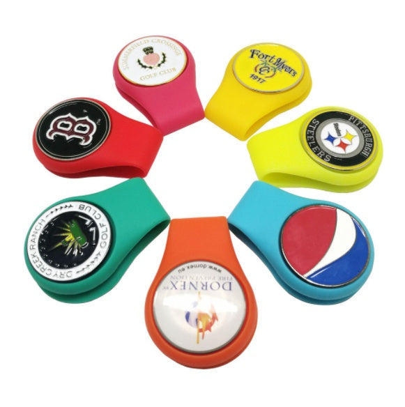 Silicone Golf Hat Clip Ball Marker Holder by Core Cases