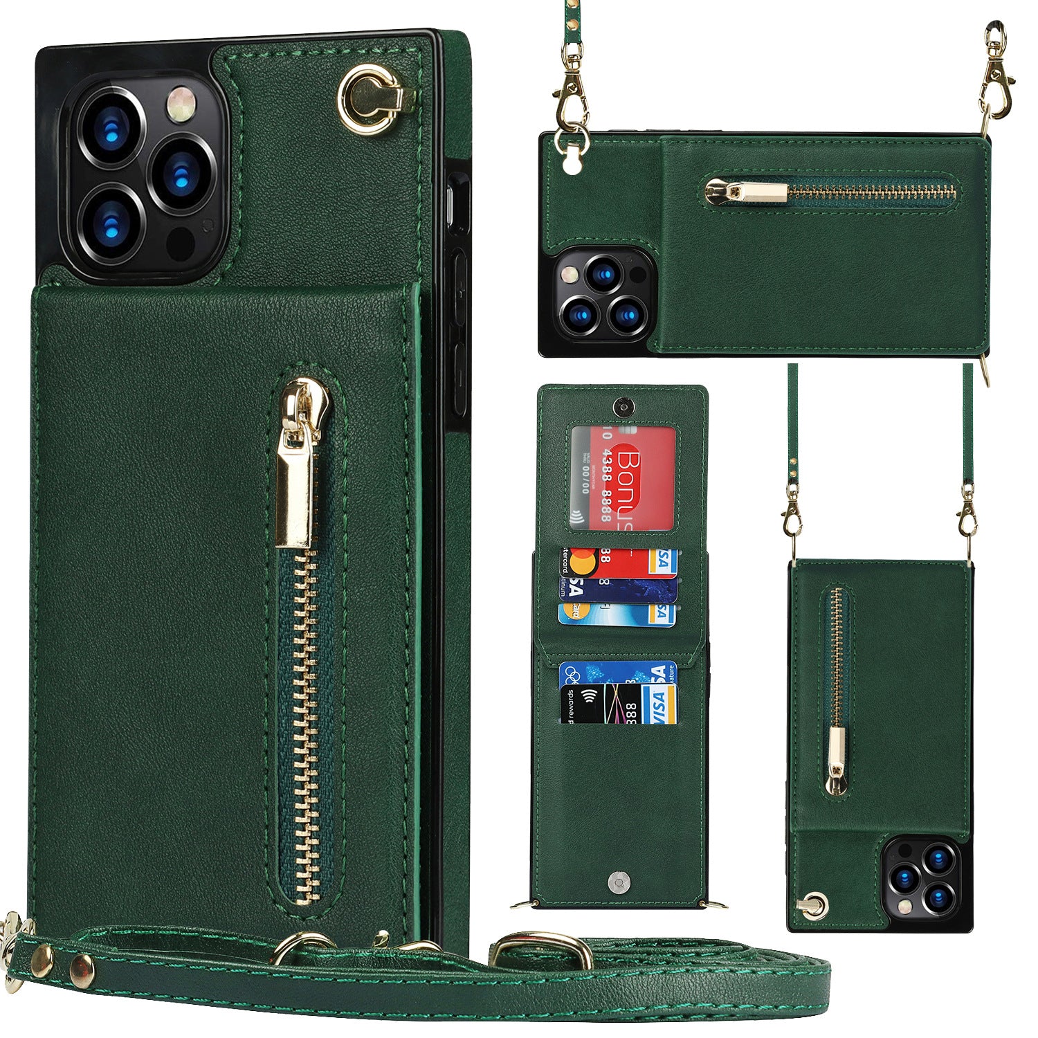 Zipper Phone Case Phone Case Crossbody by Core Cases