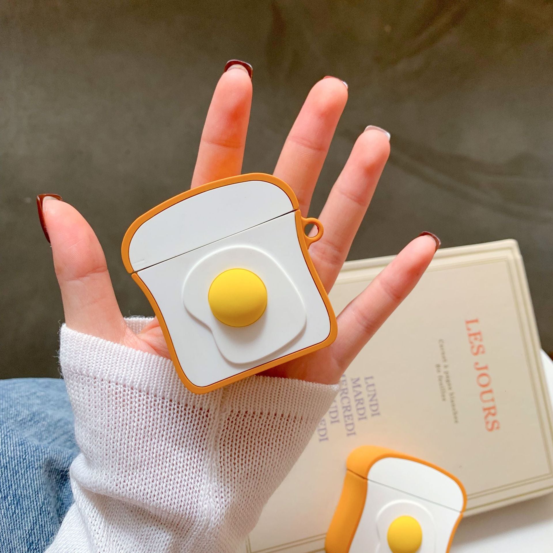 Compatible with Apple, Breakfast Egg Toast Airpod Case by Core Cases