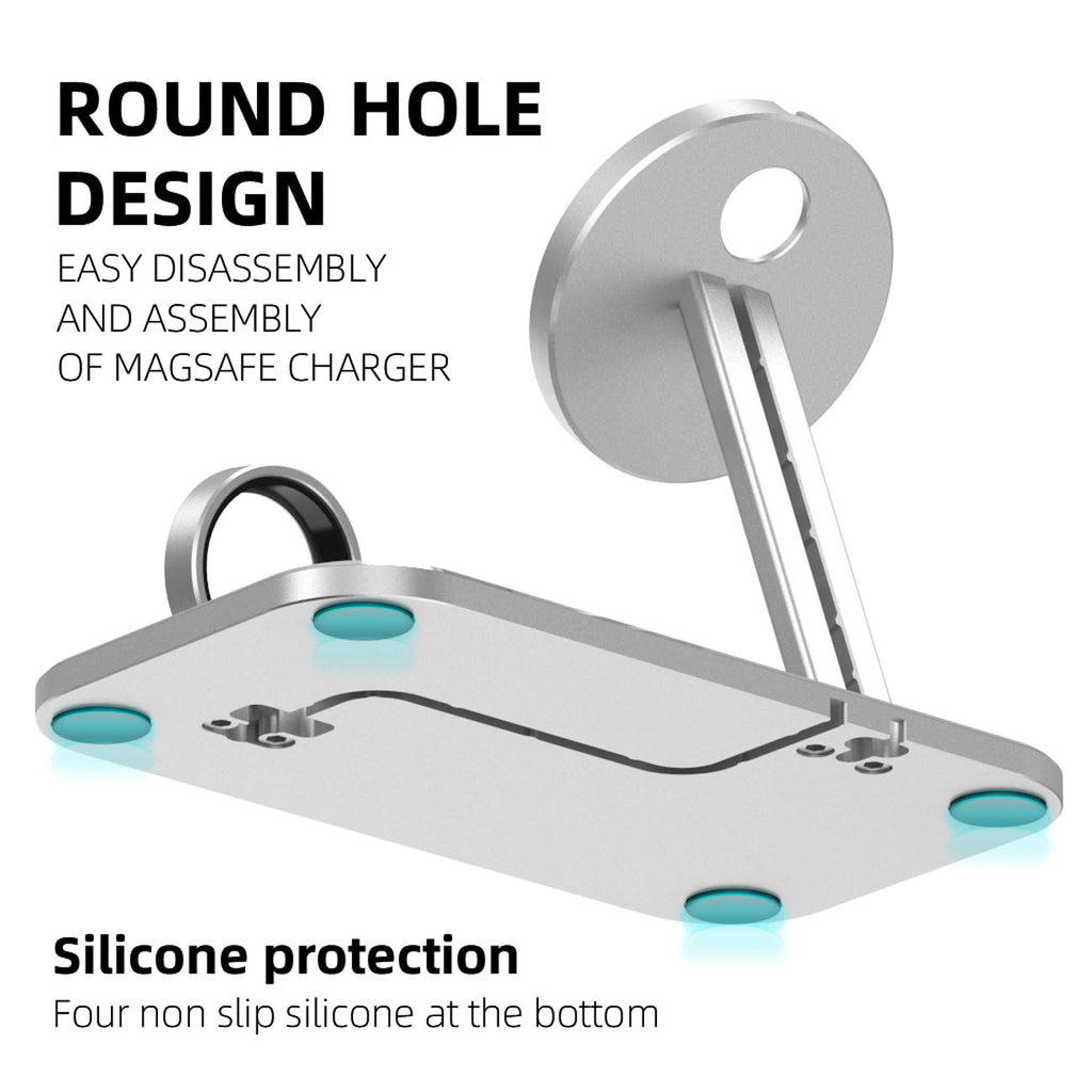 Alloy Storage Base Data Cable Accessories Watch Charging Stand by Core Cases