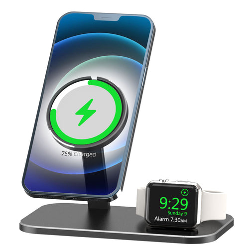 Alloy Storage Base Data Cable Accessories Watch Charging Stand by Core Cases