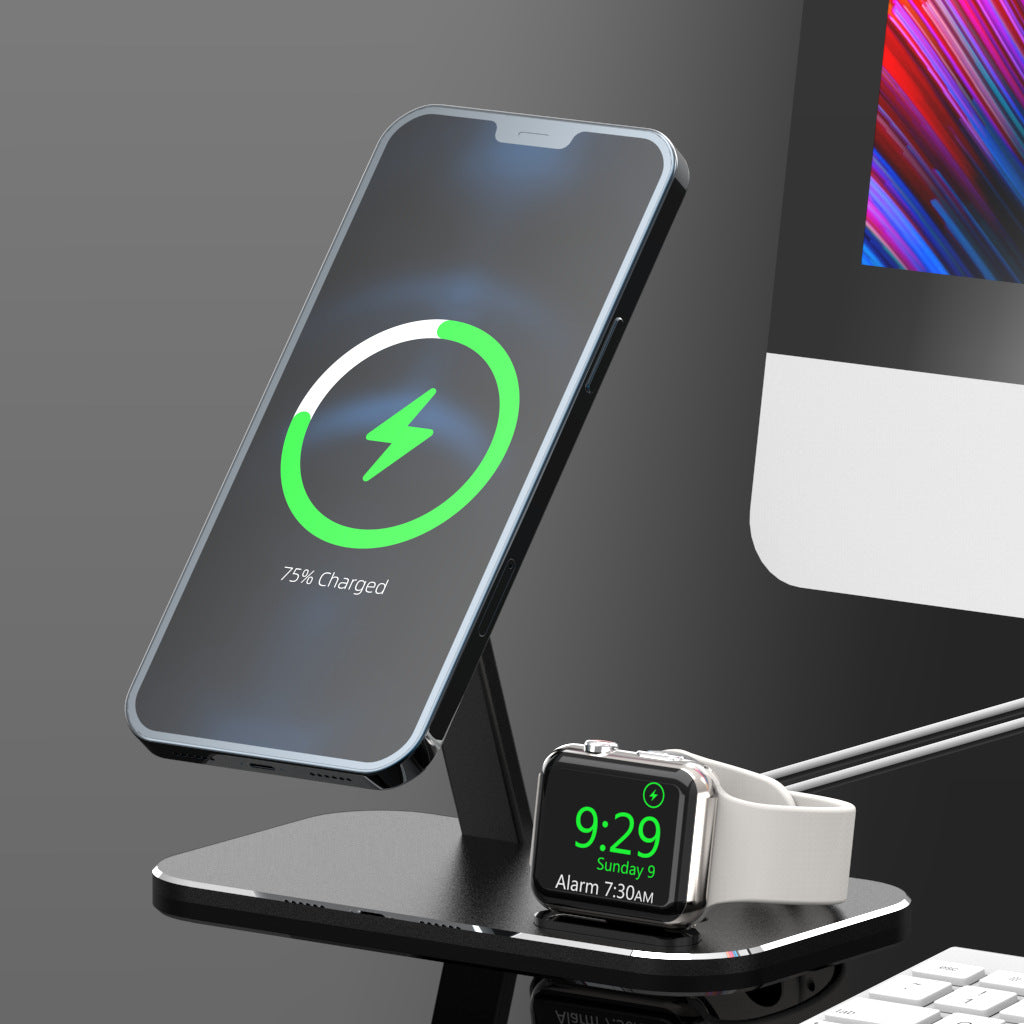 Alloy Storage Base Data Cable Accessories Watch Charging Stand by Core Cases