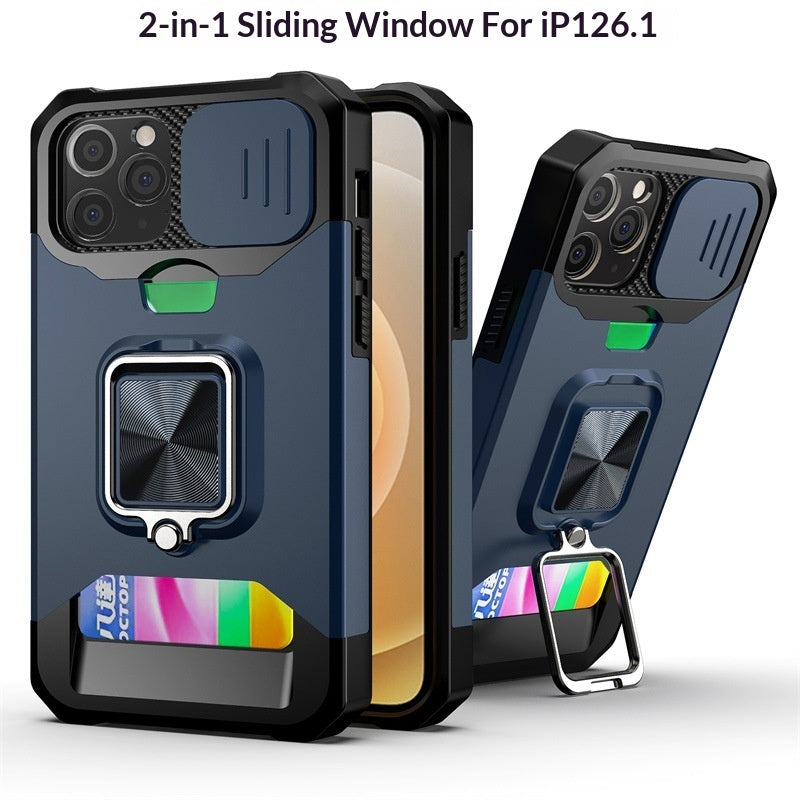 Suitable For 151617 Sliding-window Card-insert Phone Cases by Core Cases