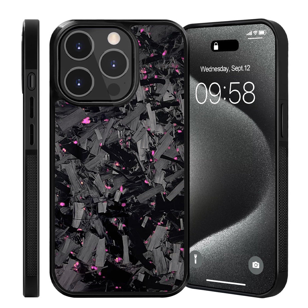Carbon Fiber Shockproof Magnetic Phone Case For iPhone 14 Pro And 14 Pro Max