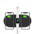 Double 15W Three-in-one Wireless Charger Double Fast Charge Suitable For Mobile Phone AirPod Watch 1-7 Generation by Core Cases