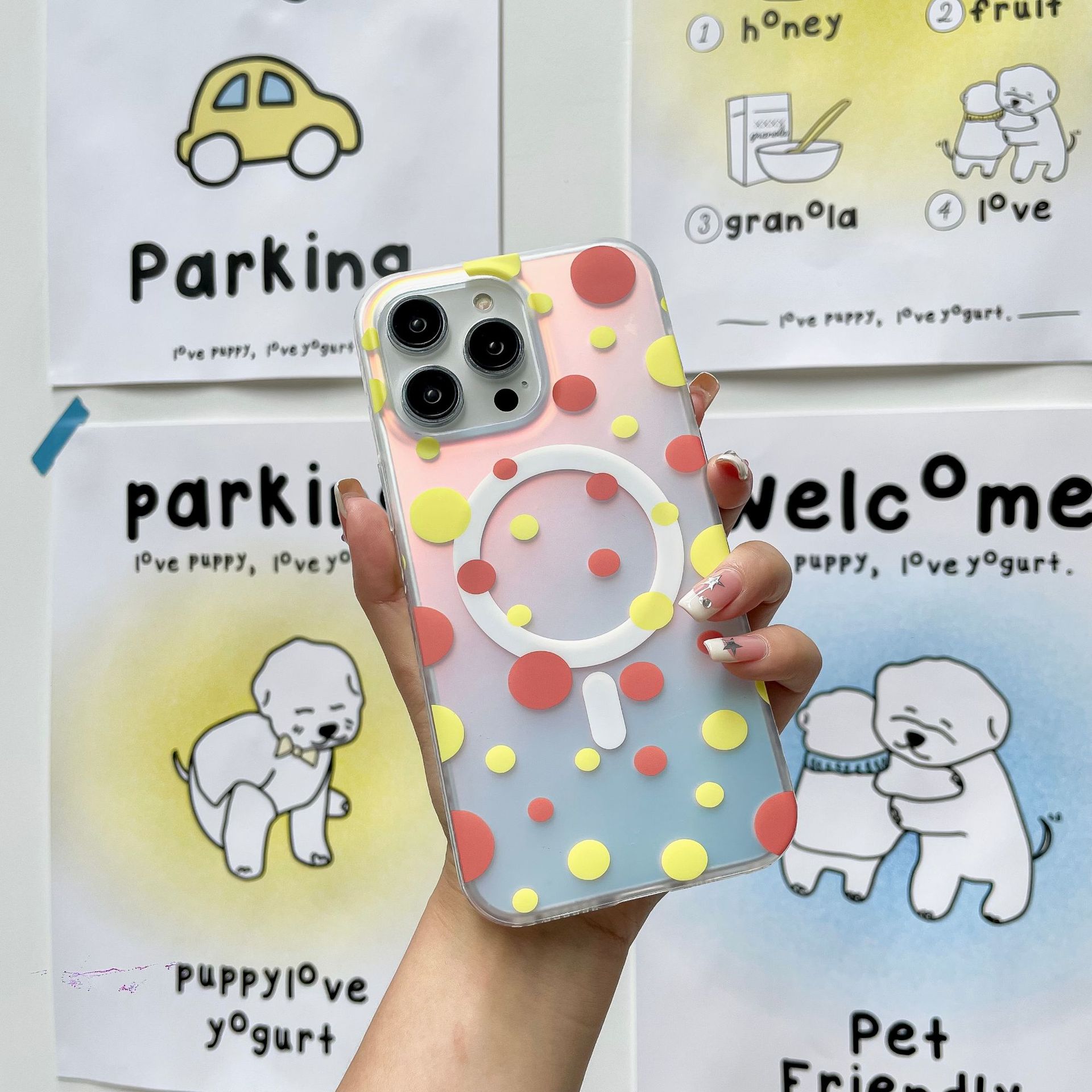 Magnetic Phone Case Wave Point Phone Case by Core Cases