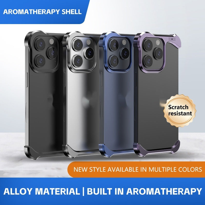 Special-shaped Aromatherapy Aluminum Alloy Metal Phone Case