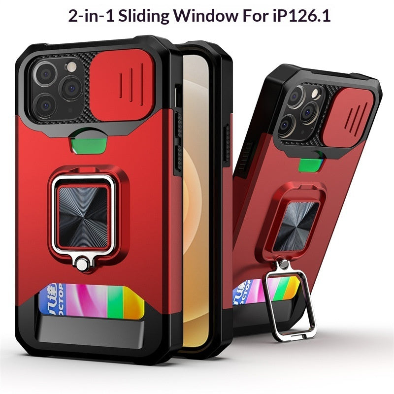 Suitable For 151617 Sliding-window Card-insert Phone Cases by Core Cases