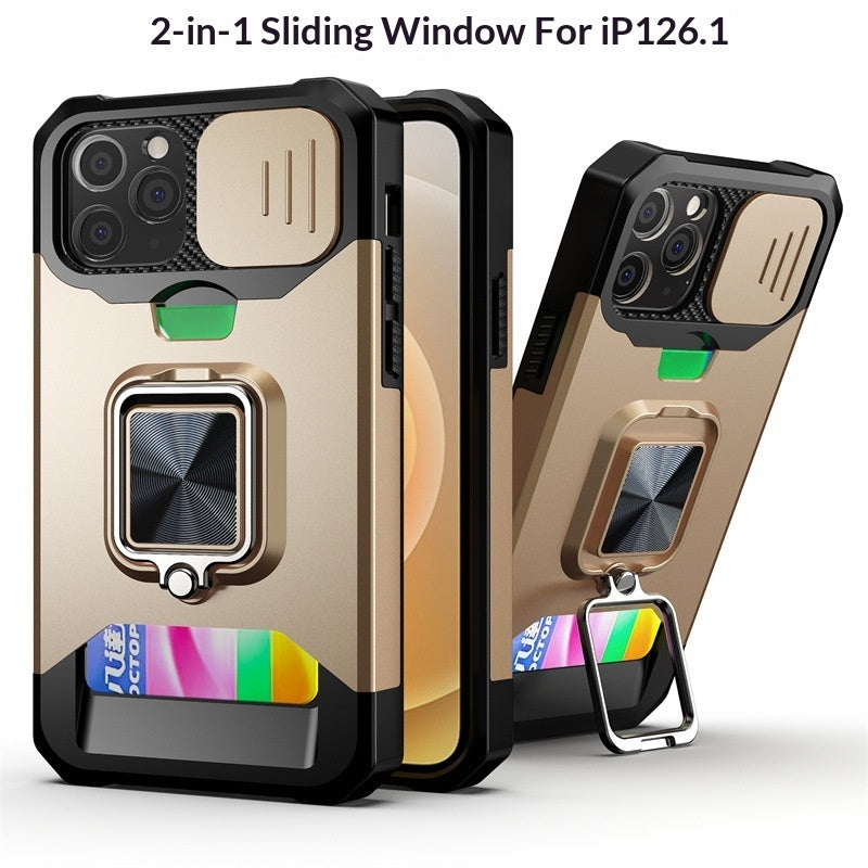 Suitable For 151617 Sliding-window Card-insert Phone Cases by Core Cases