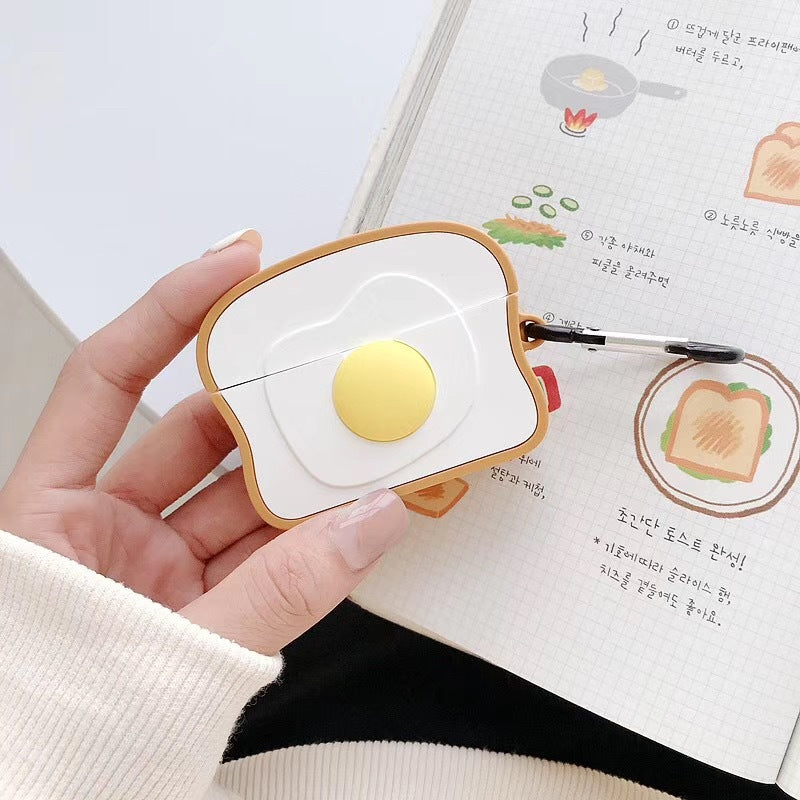 Compatible with Apple, Breakfast Egg Toast Airpod Case by Core Cases