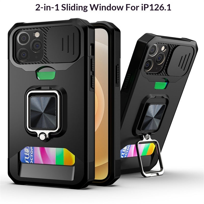 Suitable For 151617 Sliding-window Card-insert Phone Cases by Core Cases