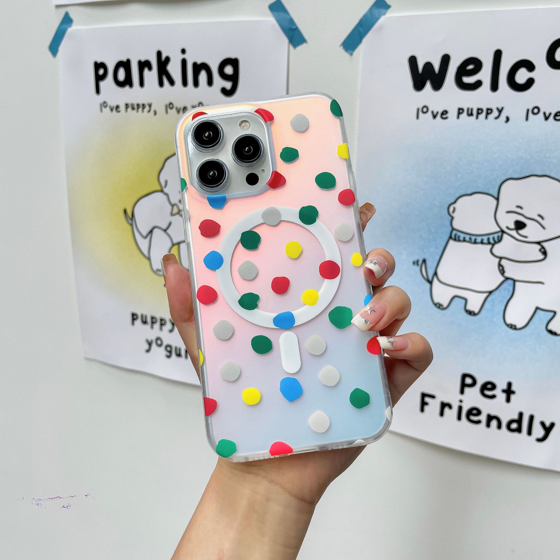 Magnetic Phone Case Wave Point Phone Case by Core Cases