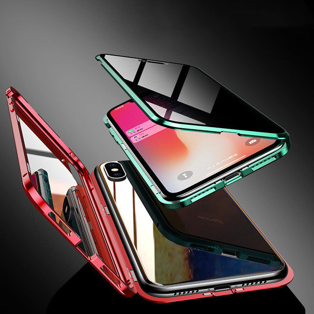Phone Case Anti-peep Magnetic Protective Shell Magnetic Privacy Glass Case For Phone by Core Cases