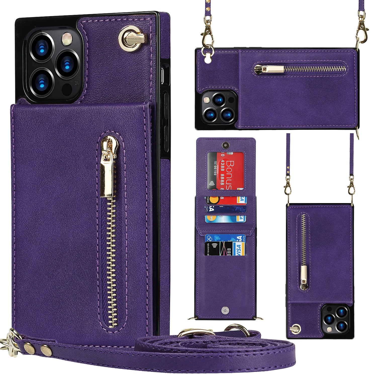Zipper Phone Case Phone Case Crossbody by Core Cases
