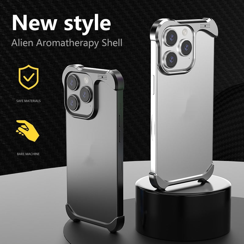 Special-shaped Aromatherapy Aluminum Alloy Metal Phone Case