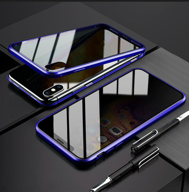 Phone Case Anti-peep Magnetic Protective Shell Magnetic Privacy Glass Case For Phone by Core Cases