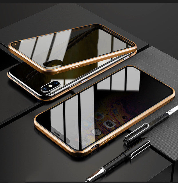 Phone Case Anti-peep Magnetic Protective Shell Magnetic Privacy Glass Case For Phone by Core Cases