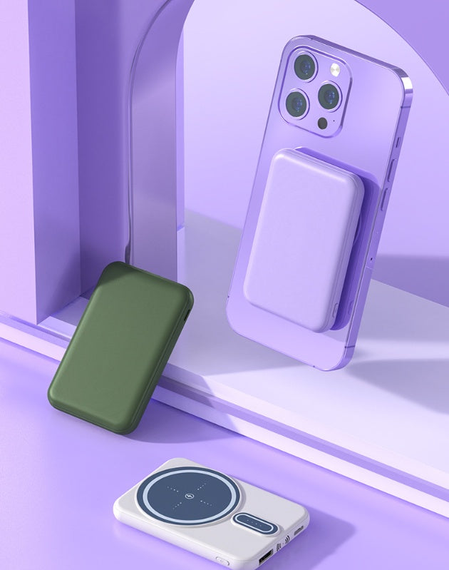 Magnetic Suction Charging Bank Wireless Charging Bank Mobile Power Supply by Core Cases