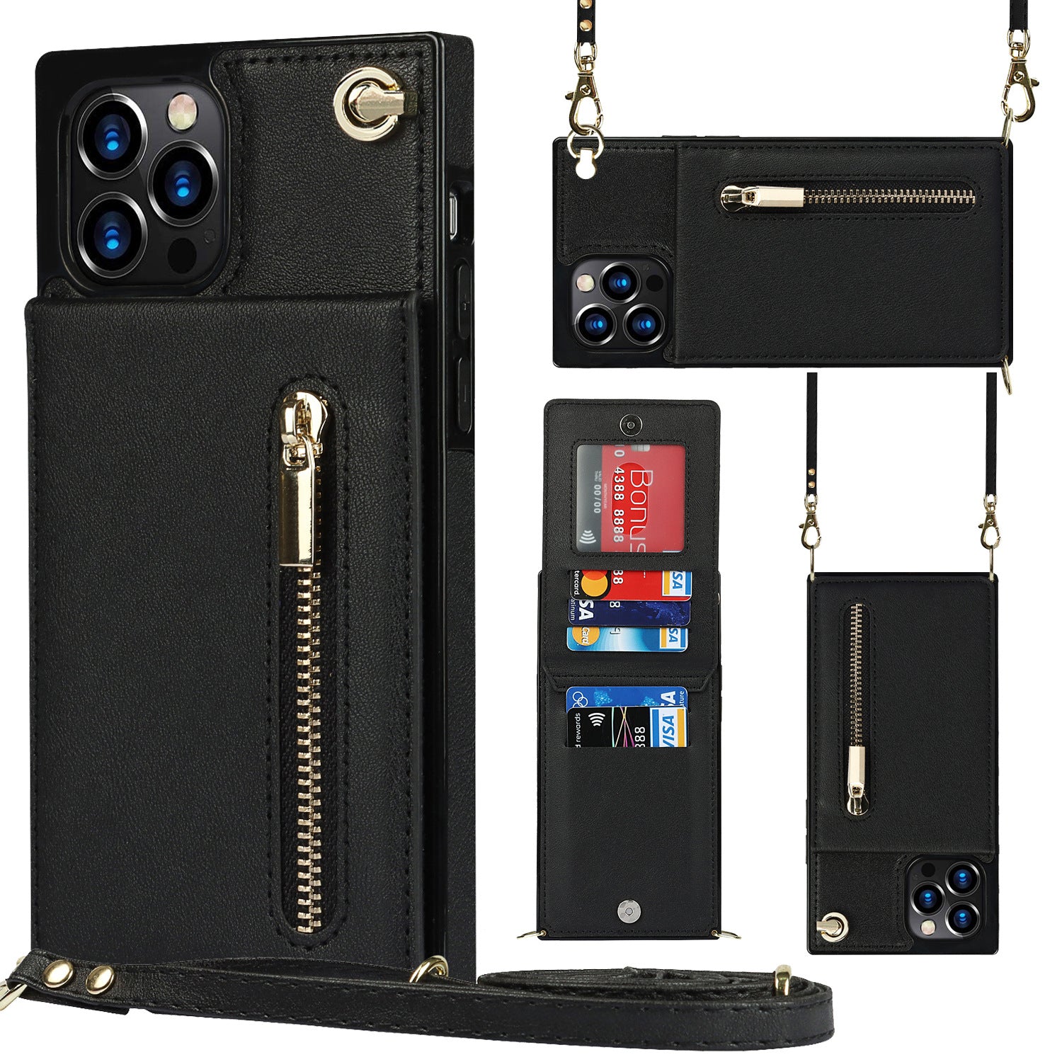 Zipper Phone Case Phone Case Crossbody by Core Cases