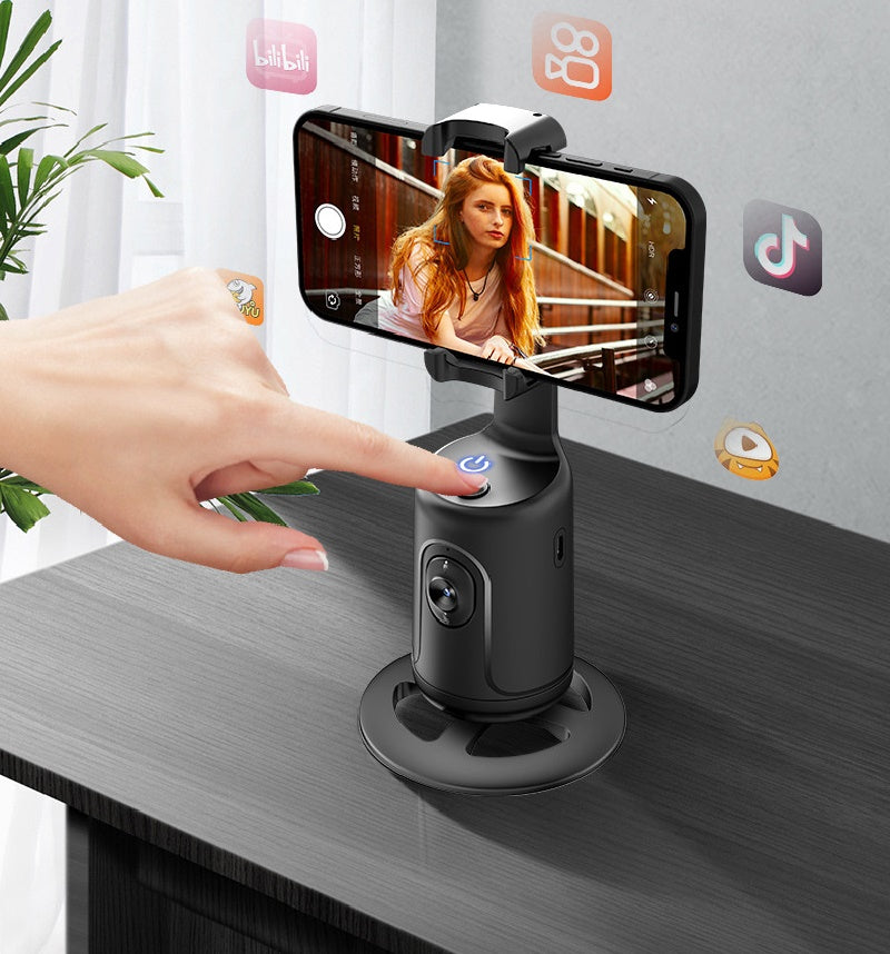360 Auto Face Tracking Gimbal AI Smart Gimbal Face Tracking Auto Phone Holder For Smartphone Video Vlog Live Stabilizer Tripod by Core Cases