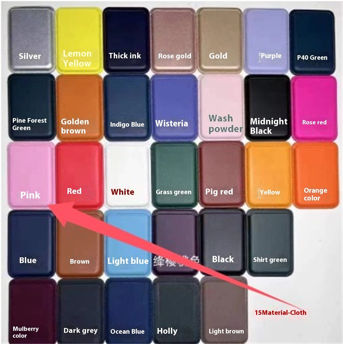 For Magsafe Magnetic Luxury Leather Card Holder Wallet Case For 14 Pro Max 13 12 Phone Bag Adsorption Accessories Cover by Core Cases