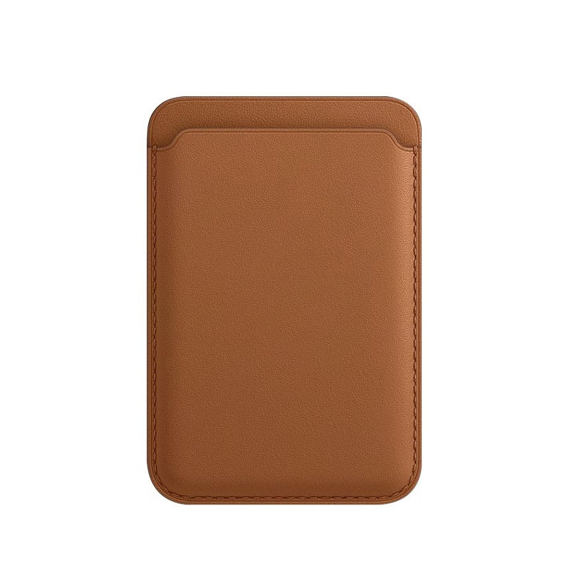 For Magsafe Magnetic Luxury Leather Card Holder Wallet Case For 14 Pro Max 13 12 Phone Bag Adsorption Accessories Cover by Core Cases
