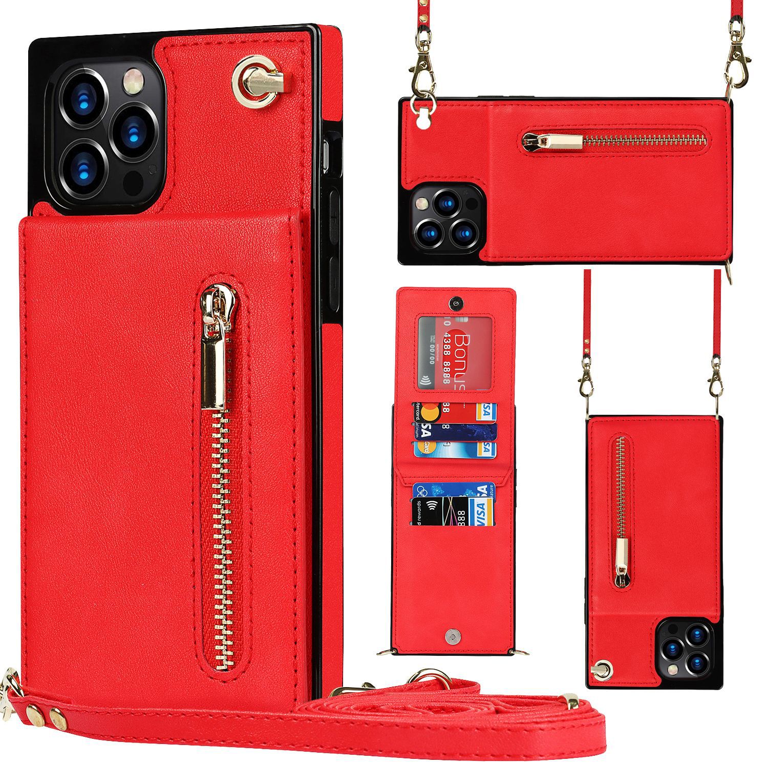 Zipper Phone Case Phone Case Crossbody by Core Cases