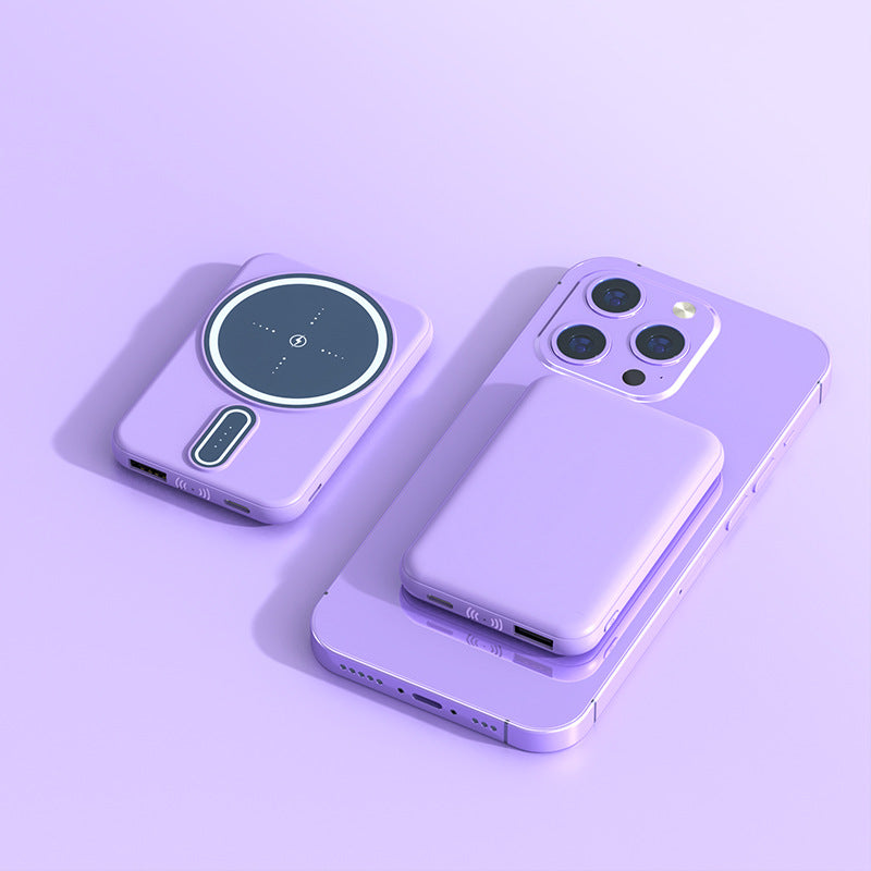 Magnetic Suction Charging Bank Wireless Charging Bank Mobile Power Supply by Core Cases