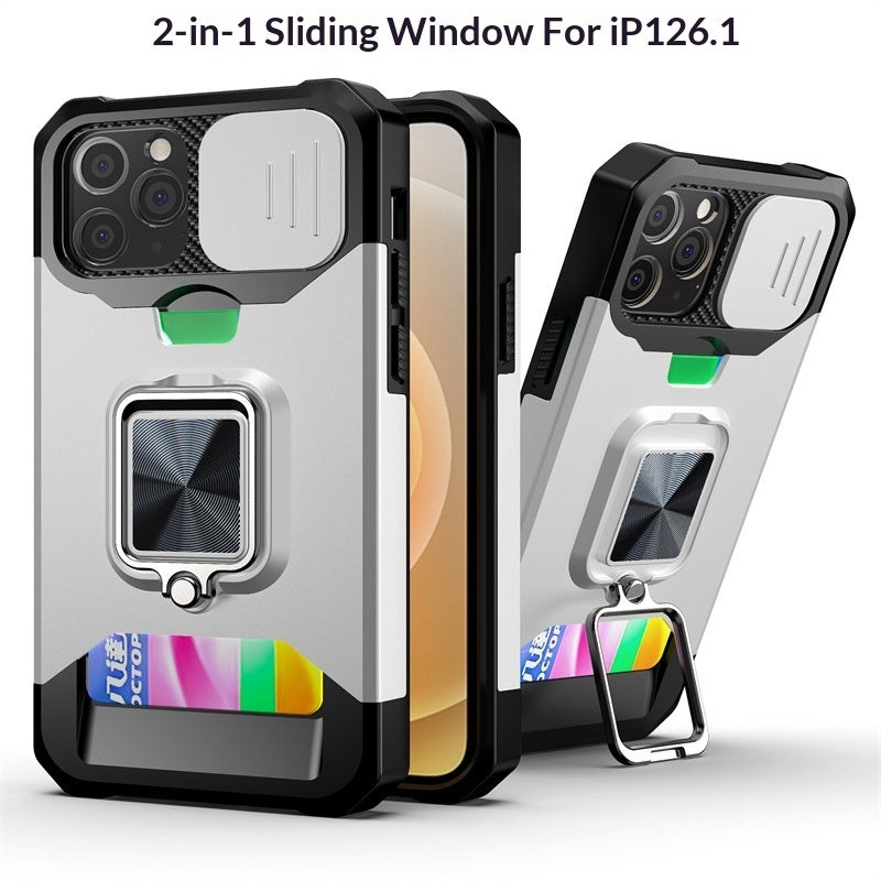 Suitable For 151617 Sliding-window Card-insert Phone Cases by Core Cases
