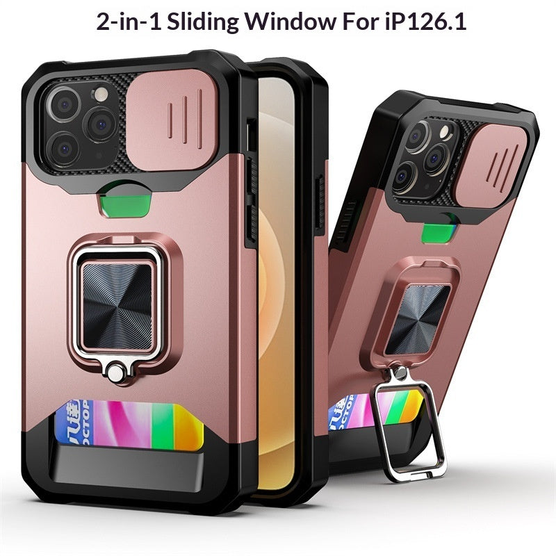 Suitable For 151617 Sliding-window Card-insert Phone Cases by Core Cases