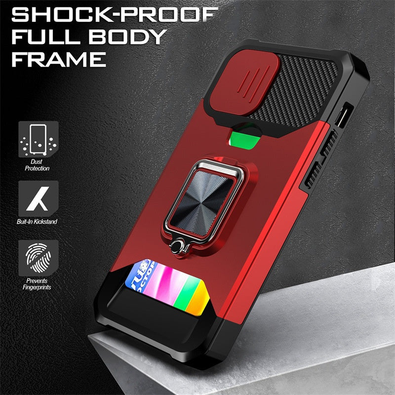 Suitable For 151617 Sliding-window Card-insert Phone Cases by Core Cases