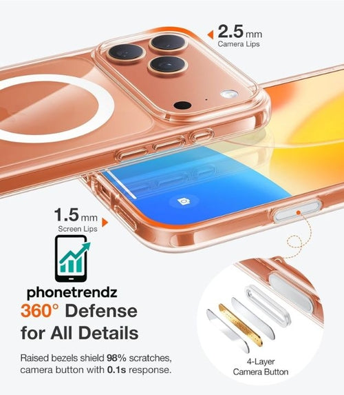 Phonetrendz Back Cover Case for iPhone 17 pro max with Mag-Safe by Core Cases
