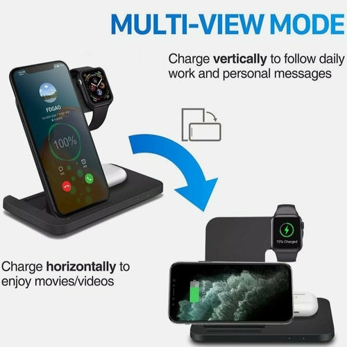 Ninja Dragons 3 in1 Wireless Foldable Charging Station by Core Cases