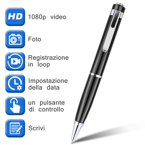 1080P HD Mini Camcorder Sports DV DVR Camcorder Hidden Camera Pen by Core Cases