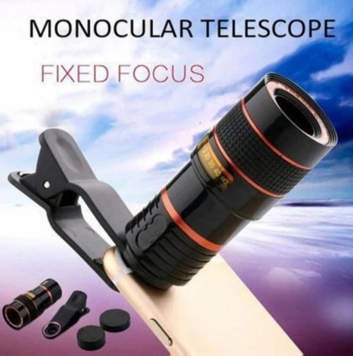 HD Optical Zoom Smartphone Lens with Universal Mobile Phone Clip by Core Cases