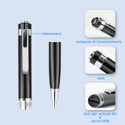 1080P HD Mini Camcorder Sports DV DVR Camcorder Hidden Camera Pen by Core Cases