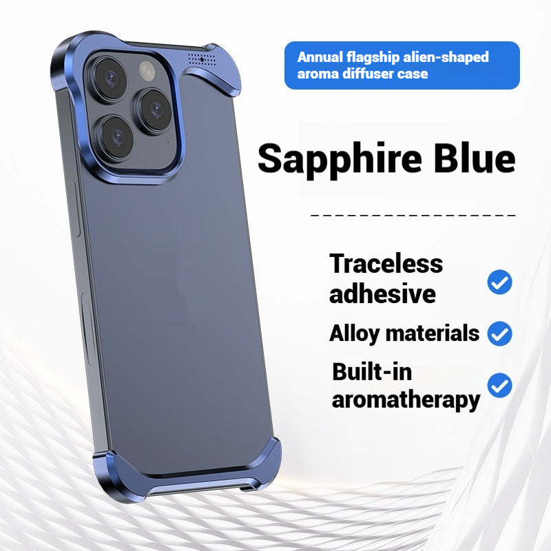 Special-shaped Aromatherapy Aluminum Alloy Metal Phone Case