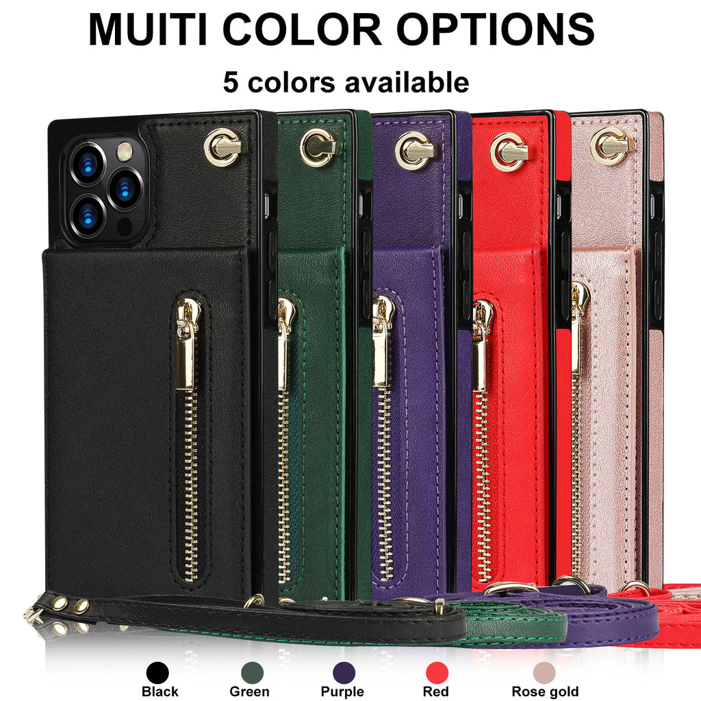 Zipper Phone Case Phone Case Crossbody by Core Cases