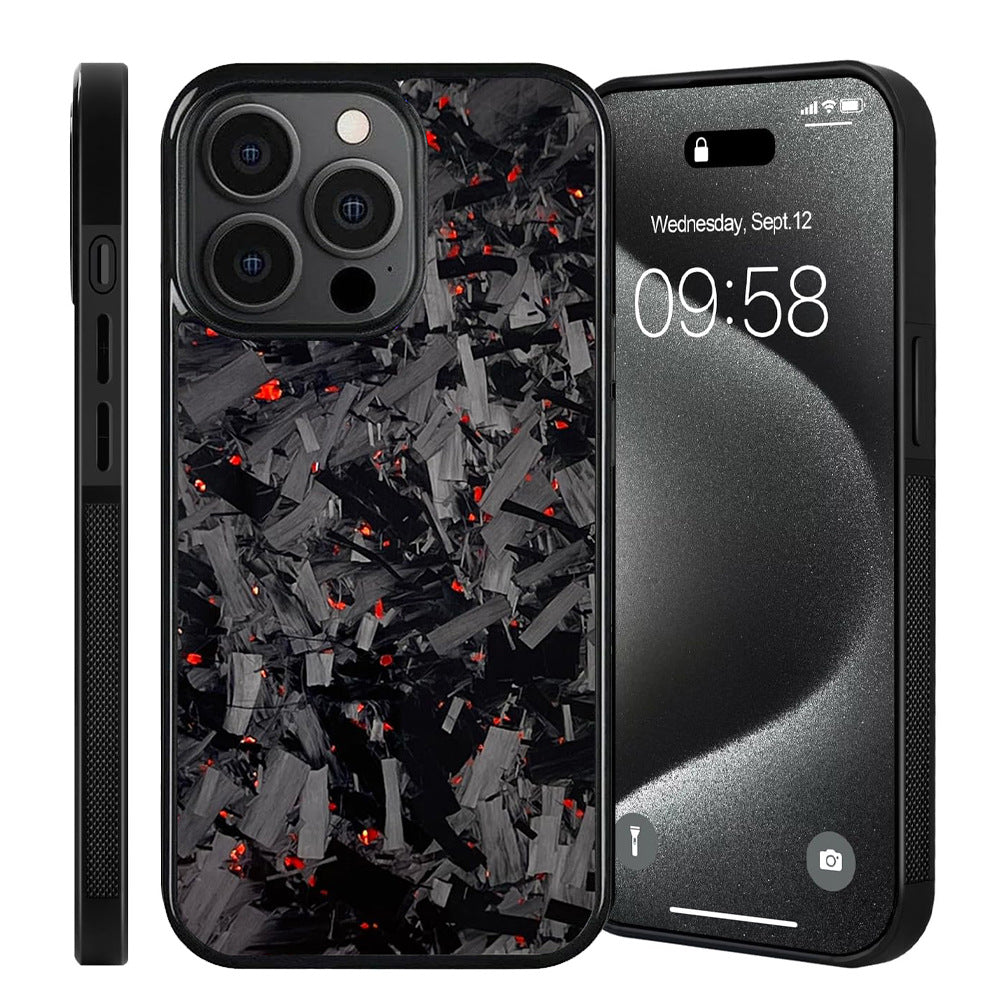 Carbon Fiber Shockproof Magnetic Phone Case For iPhone 14 Pro And 14 Pro Max